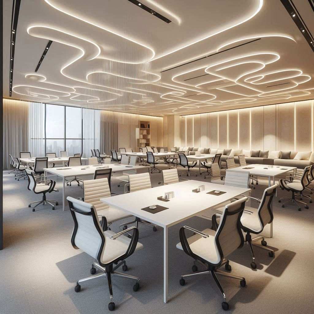 设计团队处理照明方案换季调整时写字楼办公的创业公司办公氛围应先确认什么